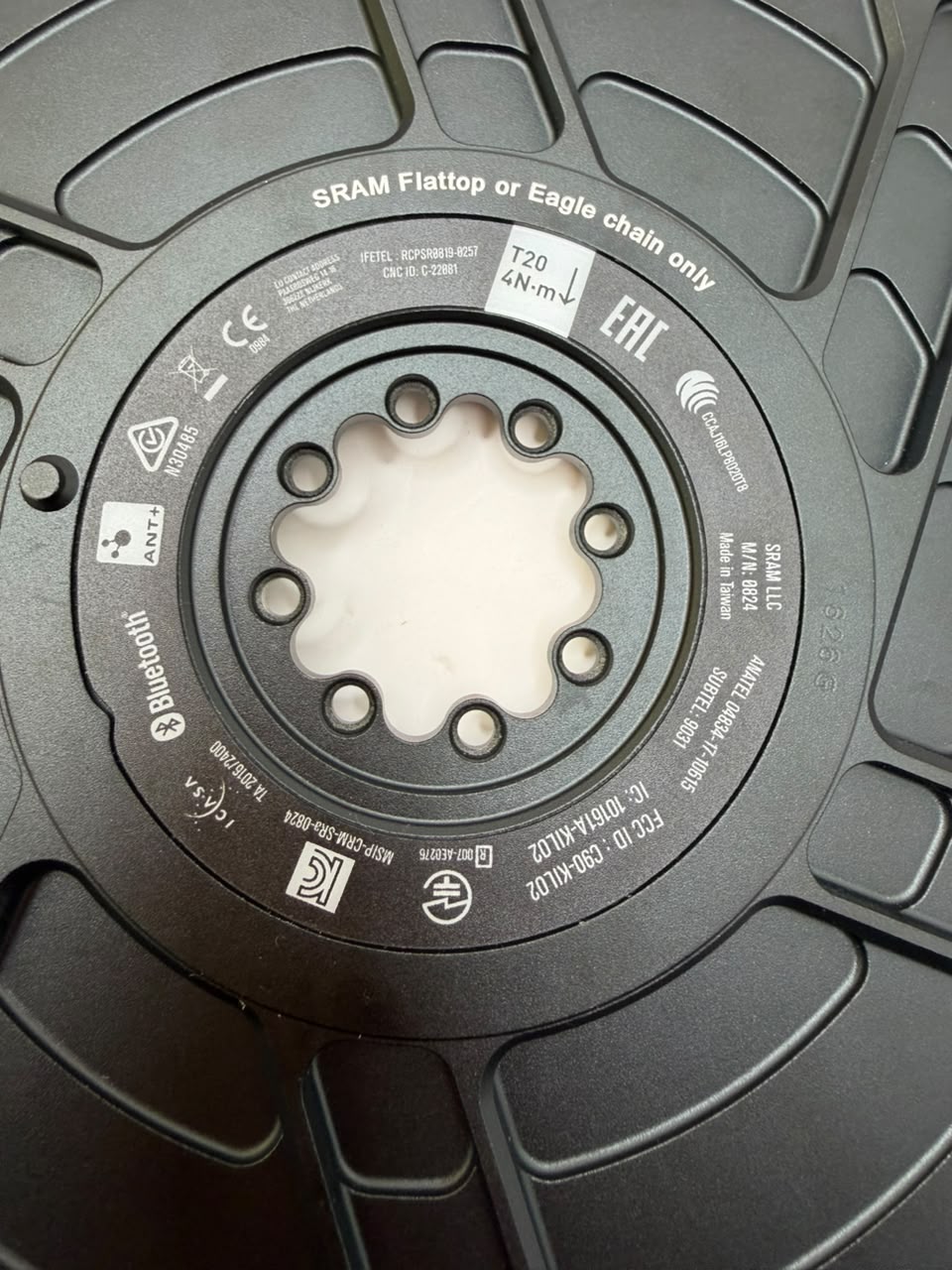 Coroa nova única SRAM RED AXS Aero E1x com Powermeter Qarq integrado
