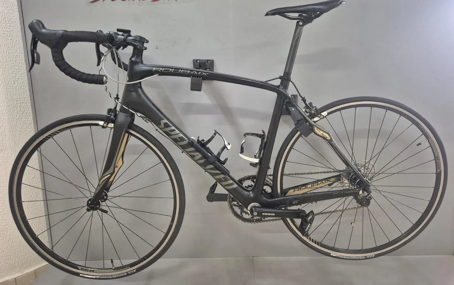 Bicicleta Specialized Roubaix Carbono - SRAM Apex 2x10v - Rodas DT Swiss - 2013