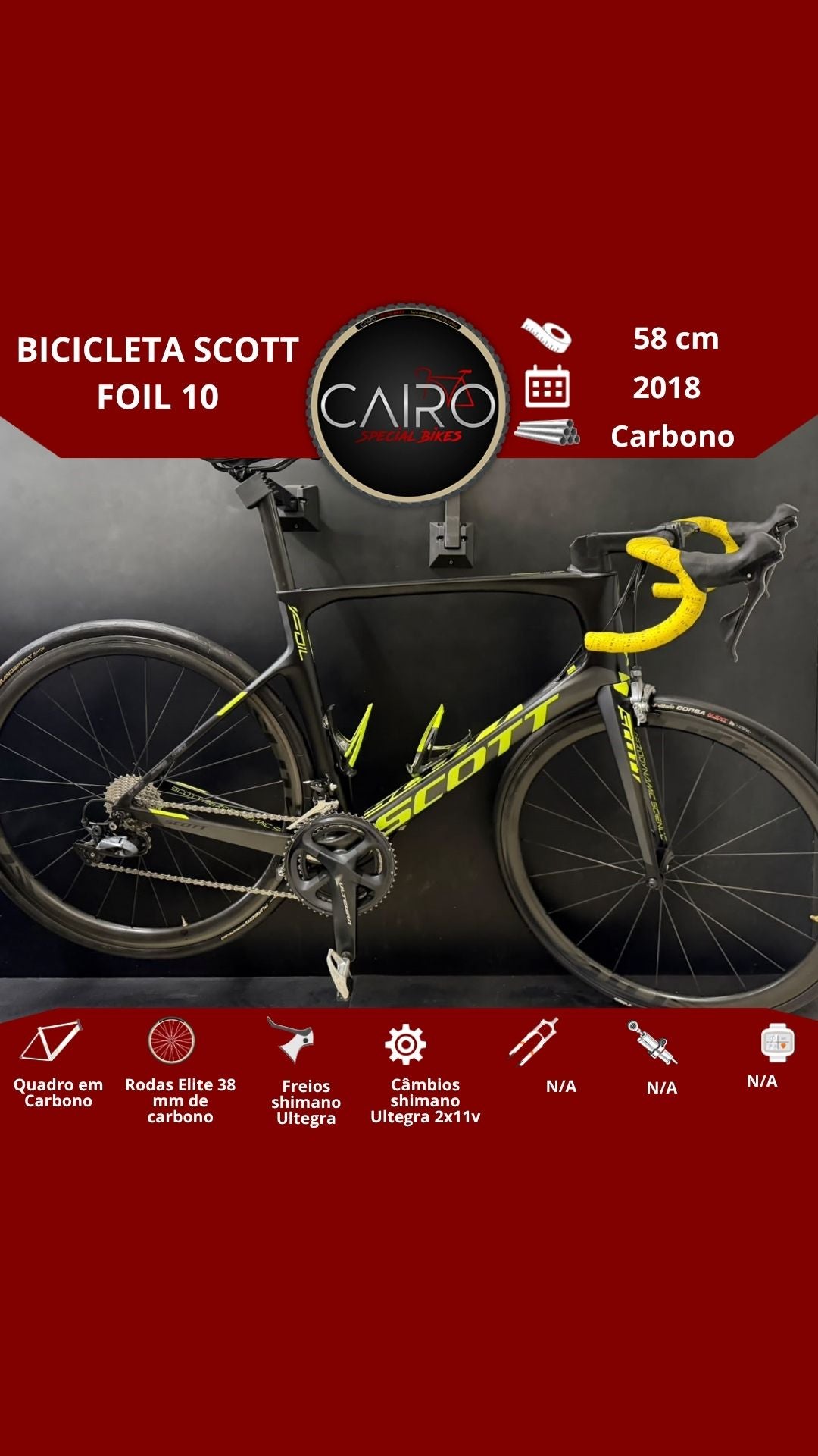 Bicicleta Scott Foil 10