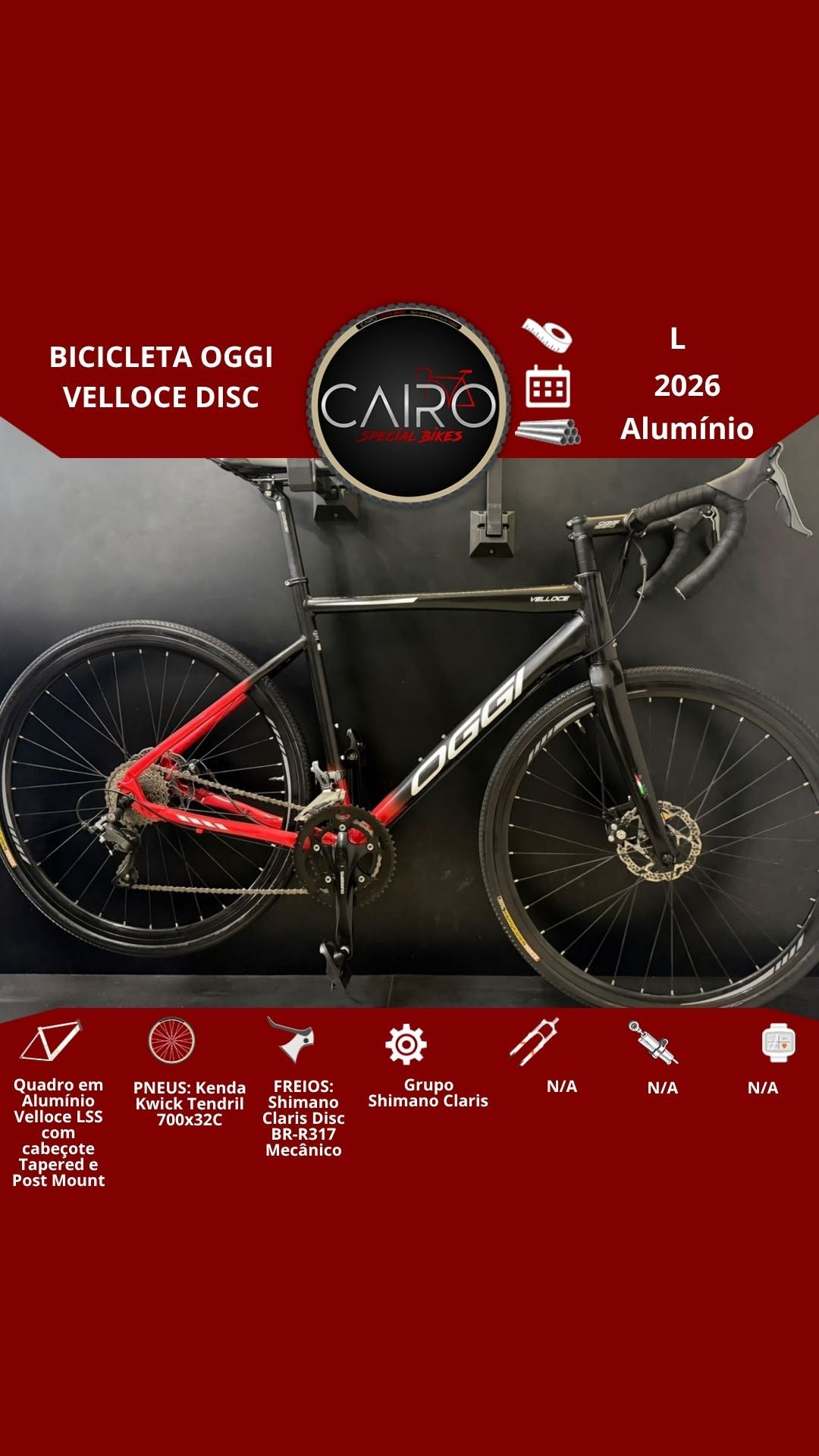 Bicicleta Oggi Velloce Disc