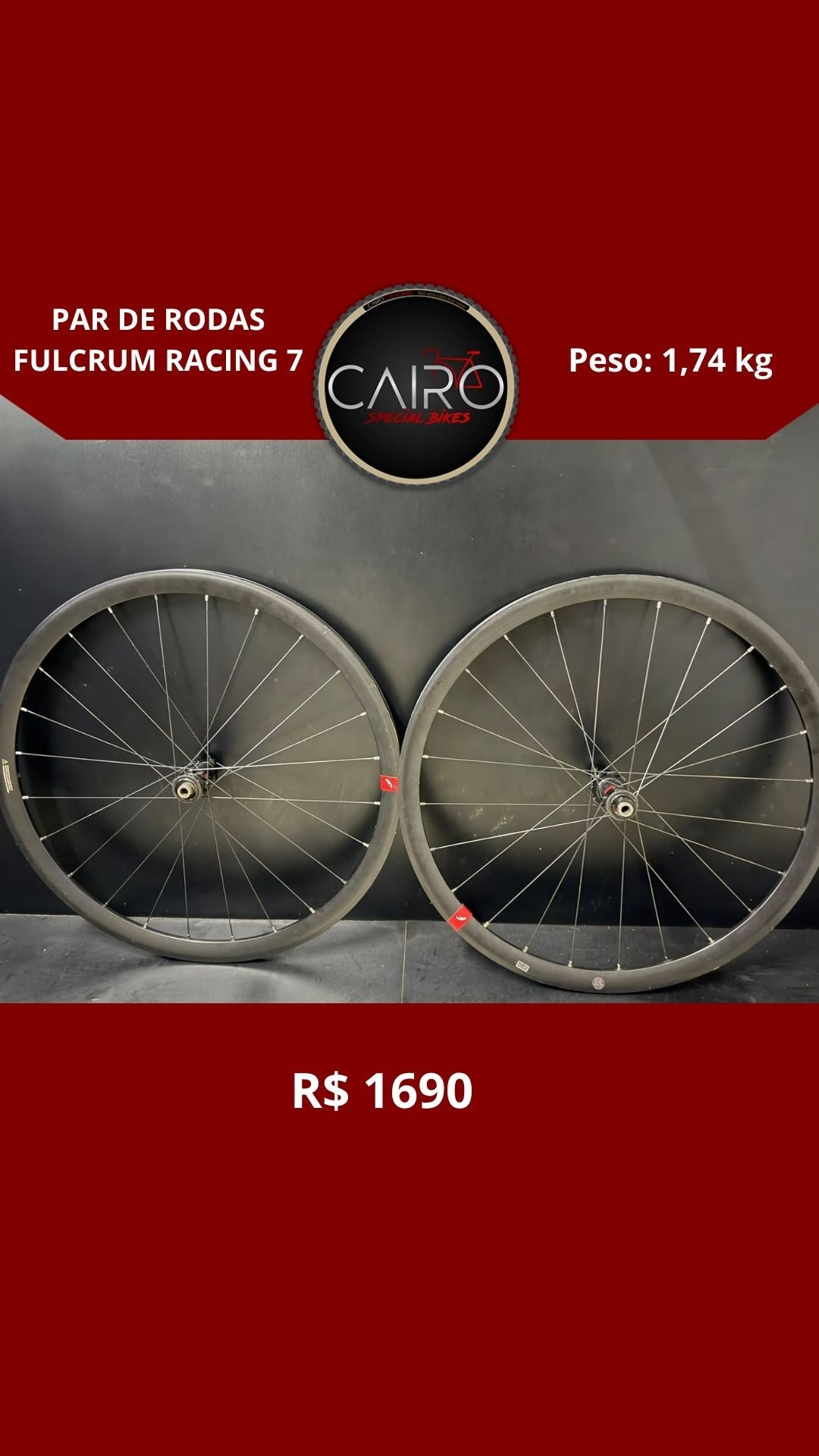 Par de rodas Fulcrum Racing 7