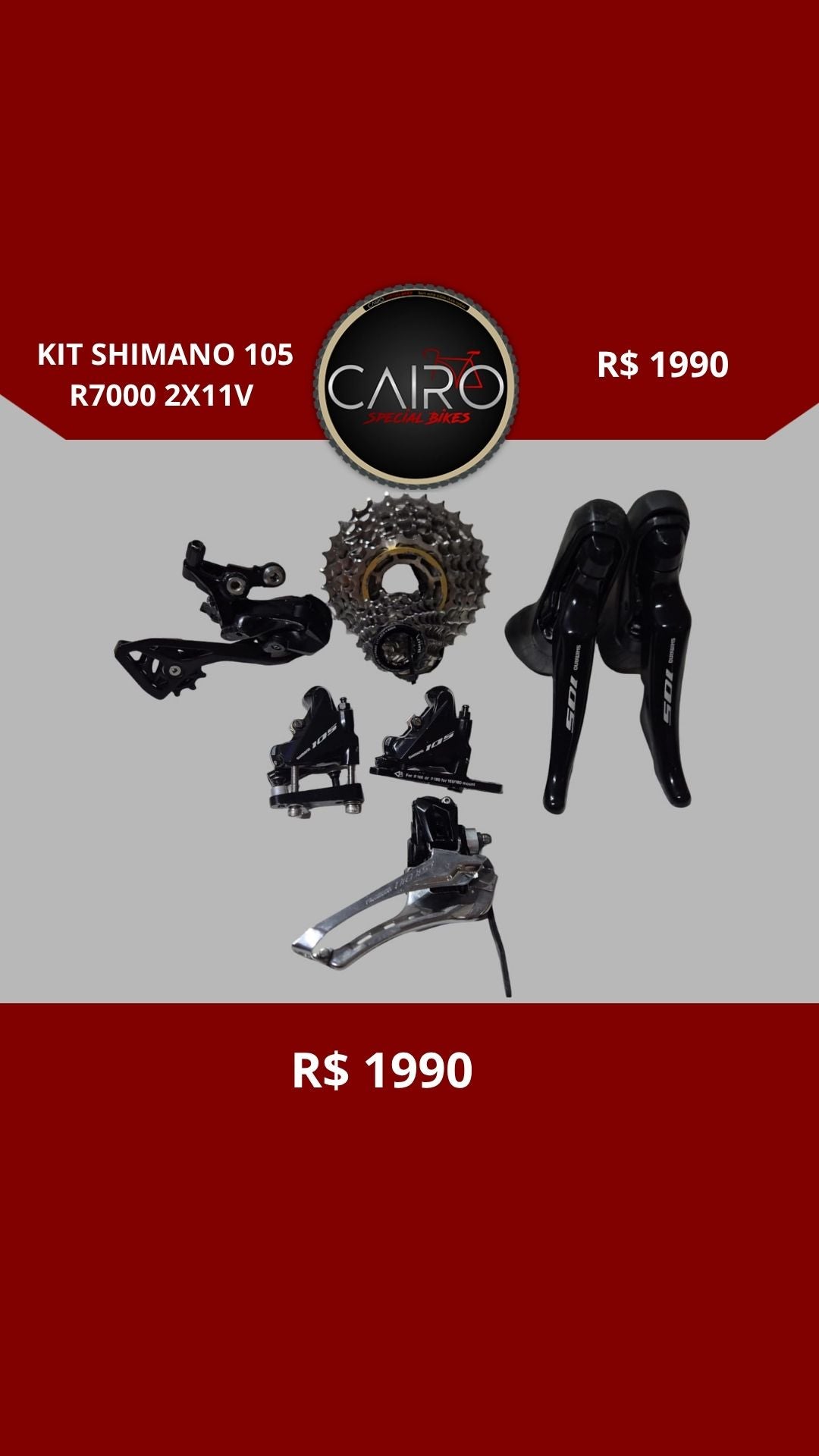 Kit Shimano 105 R7000 2x11v
