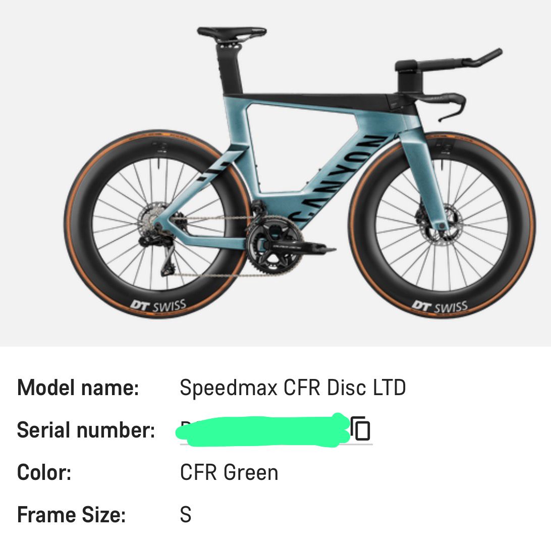 Bicicleta p/ triathlon Canyon Speedmax CFR LTD