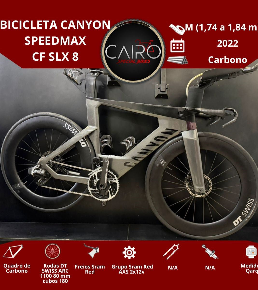Bicicleta de Triathlon Canyon Speedmax CF SLX 8