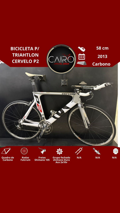 Bicicleta p/ triathlon Cervelo P2