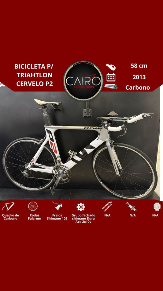 Bicicleta p/ triathlon Cervelo P2