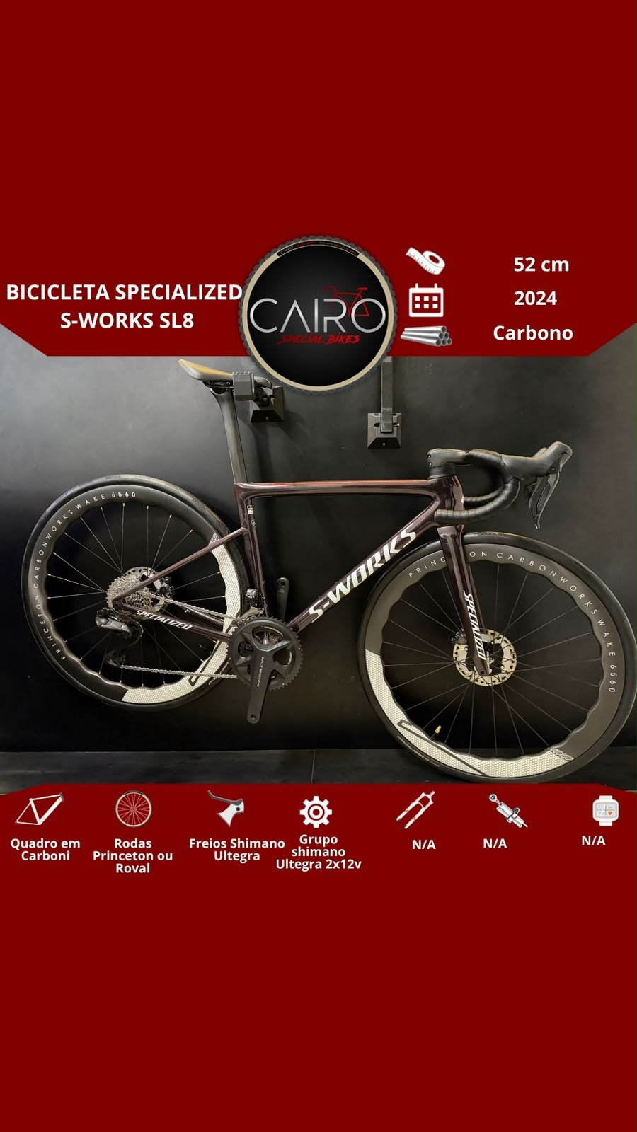 Bicicleta Specialized S-works SL8