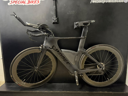 Bicicleta p/ Triathlon Specialized Shiv Elite customizada S-works