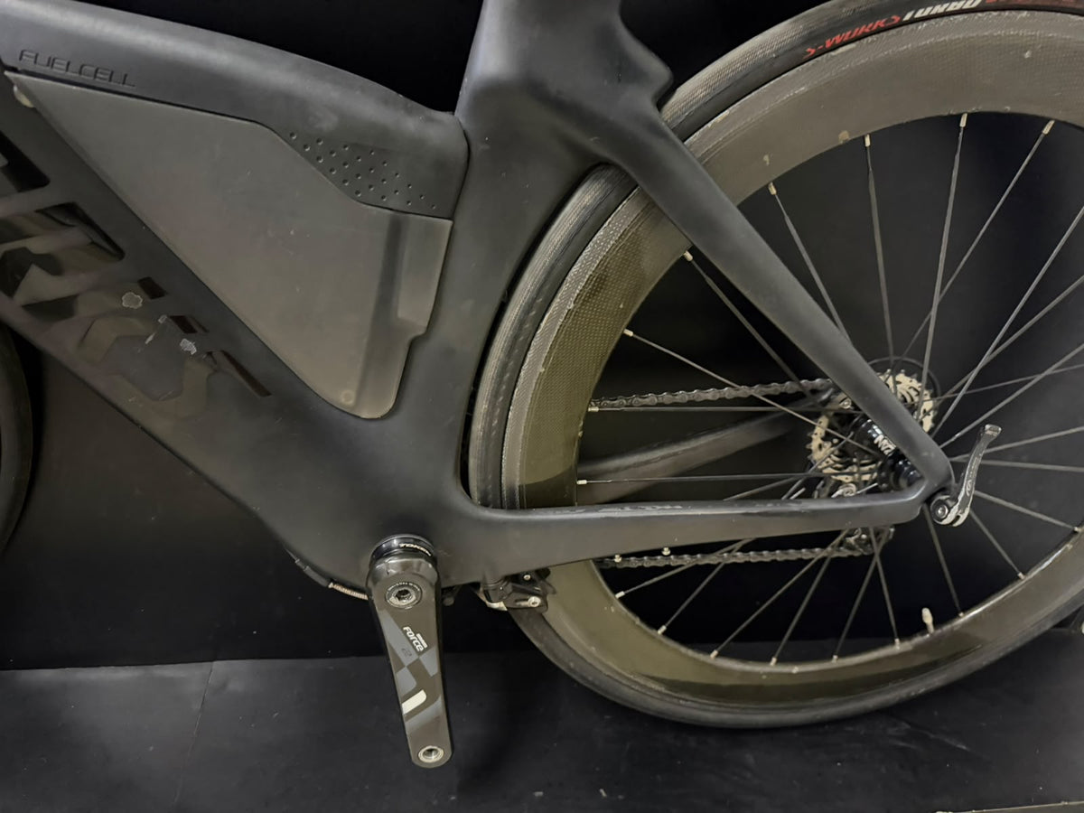 Bicicleta p/ Triathlon Specialized Shiv Elite customizada S-works