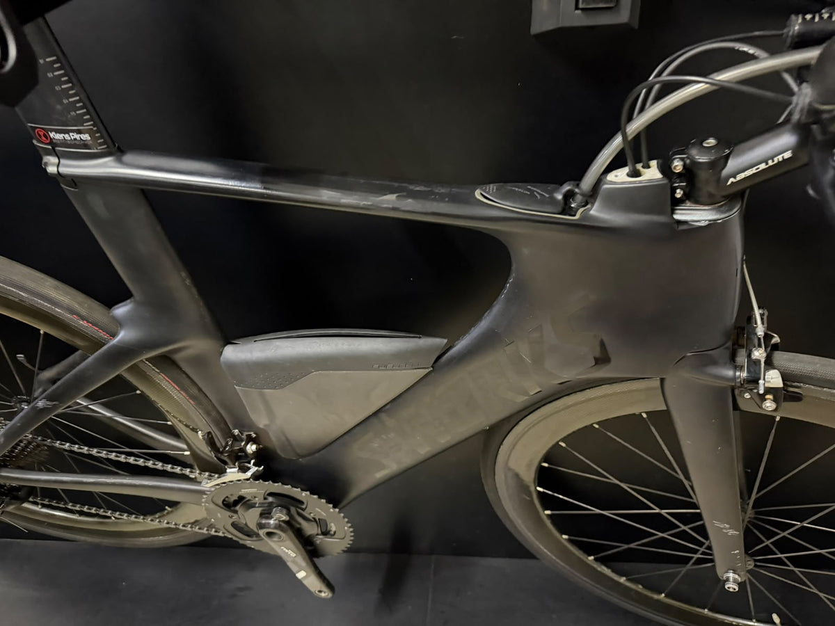 Bicicleta p/ Triathlon Specialized Shiv Elite customizada S-works