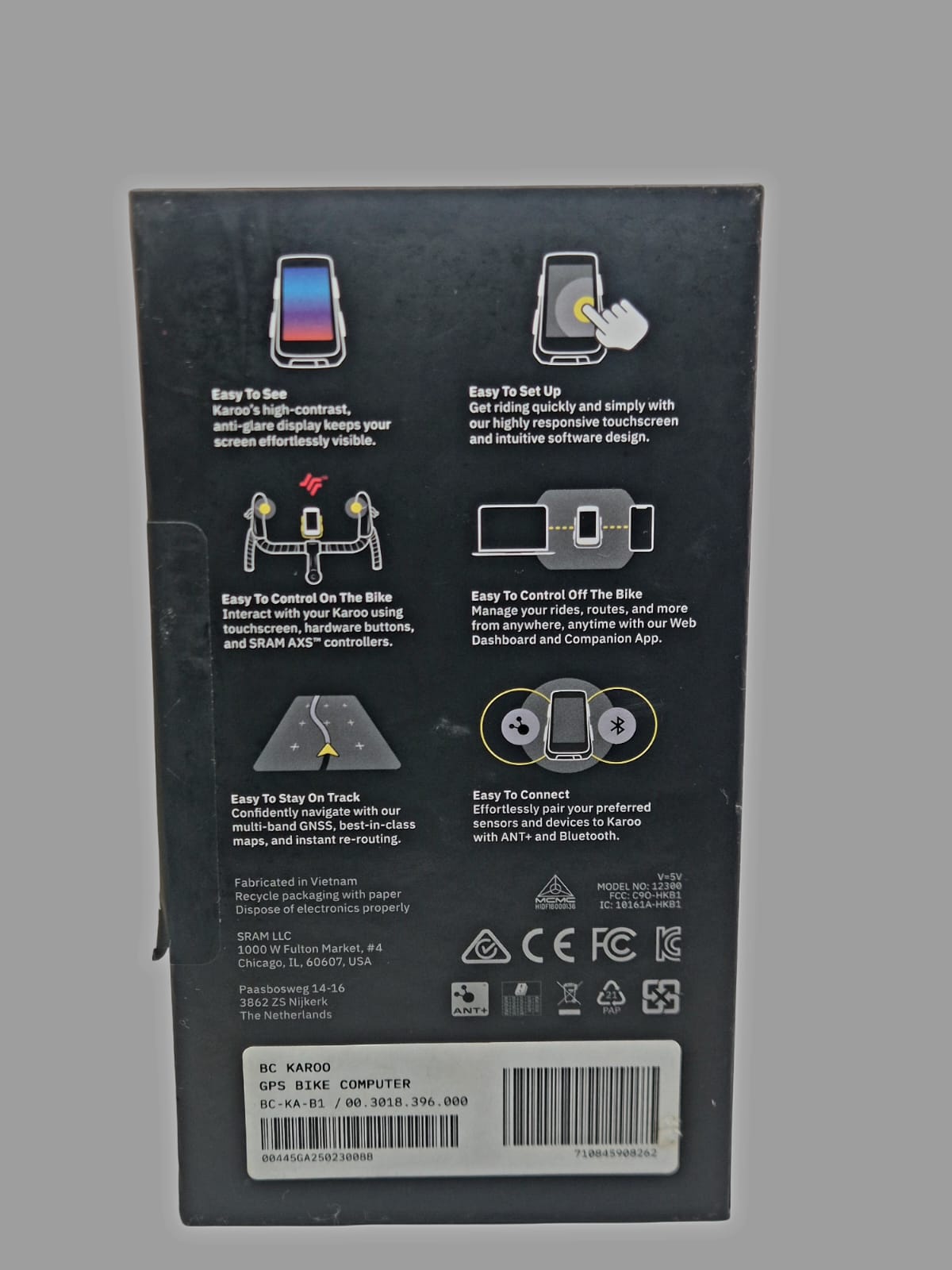 CICLOCOMPUTADOR GPS HAMMERHEAD KAROO BC-KA-B1