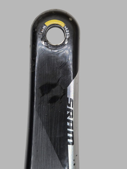 Braços seminovos de pedivela Sram Red carbono