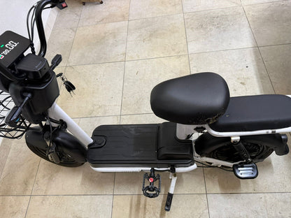 Bike elétrica Scooter com cesto