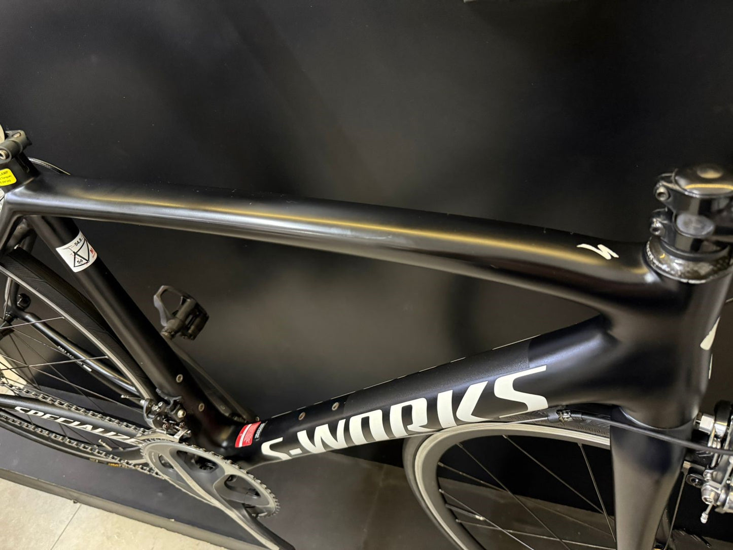 Bicicleta Specialized Tarmac S-Works Carbono - Dura-Ace 11v - Rodas Zipp 50mm - Tamanho 54