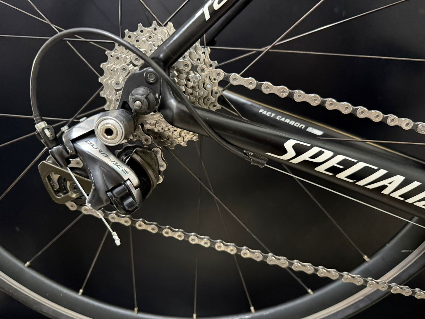 Bicicleta Specialized Tarmac S-Works Carbono - Dura-Ace 11v - Rodas Zipp 50mm - Tamanho 54
