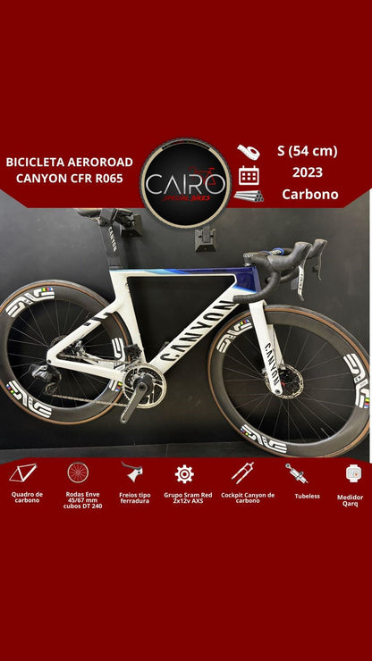 Bicicleta semizera aeroroad Canyon CFR R065