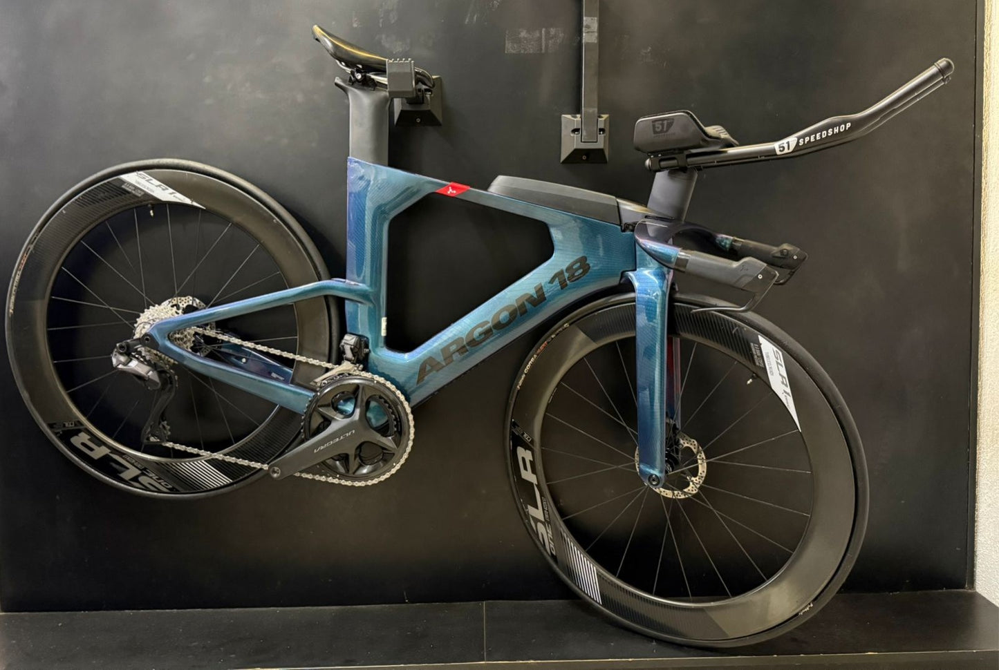 Bicicleta semizera p/ triathlon ARGON 18 TRI E-119 DISC