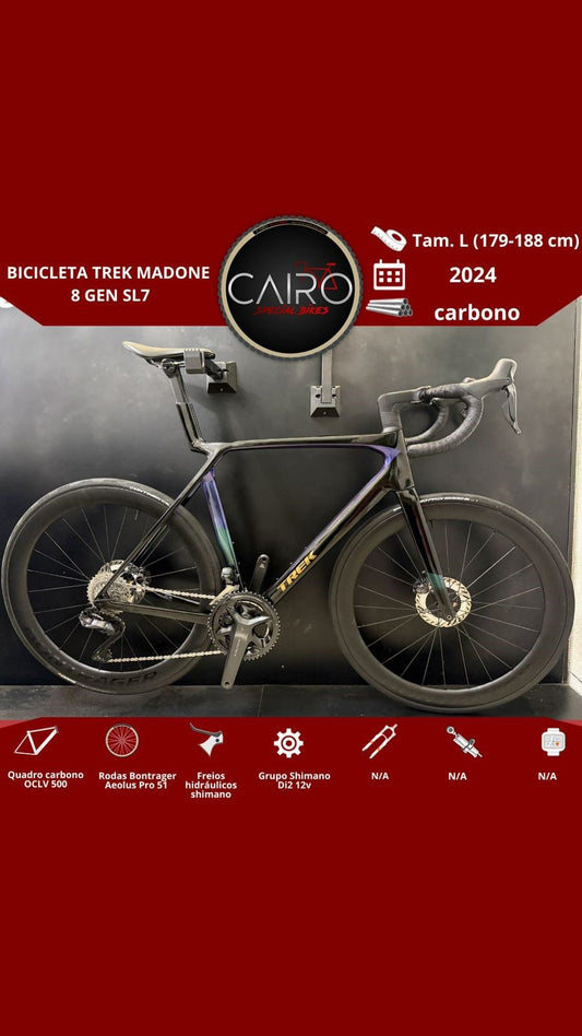 Bicicleta Road Trek Madone SL7 Gen 8 — Dark Star