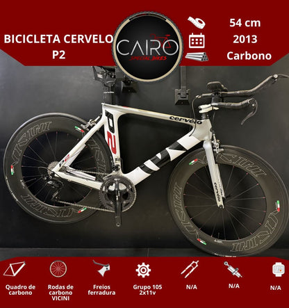 Bicicleta p/ triathlon Cervelo P2