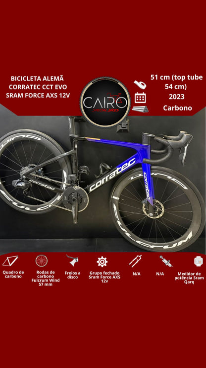 Bicicleta alema Corratec CCT EVO Sram Force AXS 12v