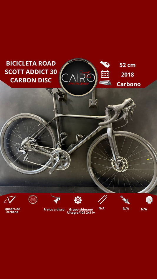 Bicicleta road Scott Addict 30 carbon disc