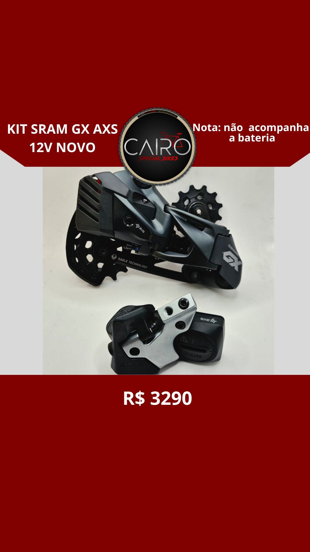 Kit SRAM GX AXS 12v