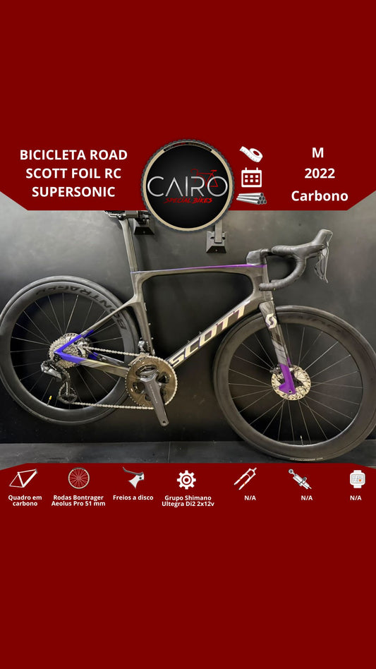Bicicleta road Scott Foil RC Supersonic
