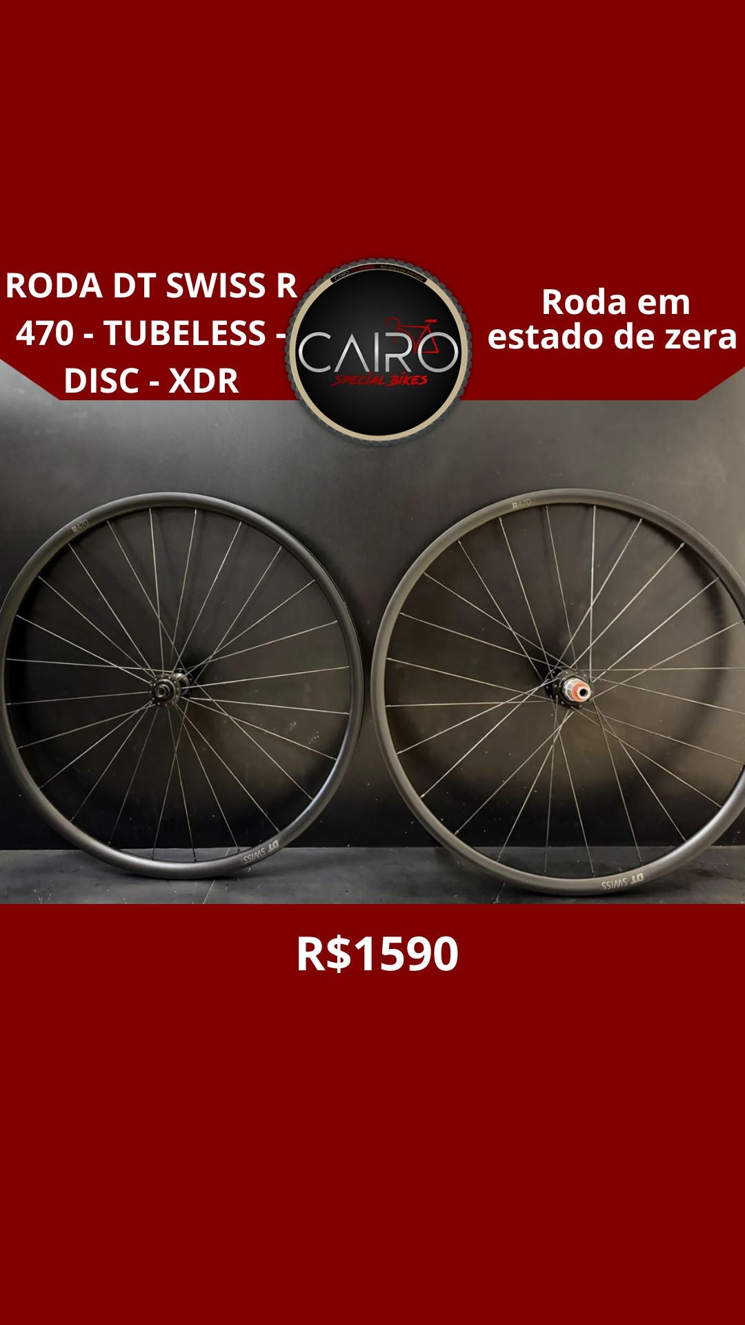 Roda DT SWISS R 470 - Tubeless  - Disc - XDR