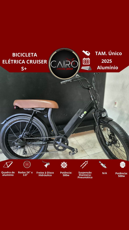 Bicicleta elétrica Cruiser S+