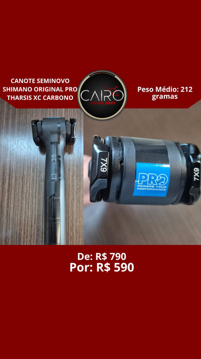 Canote Seminovo Shimano Original Pro Tharsis XC Carbono