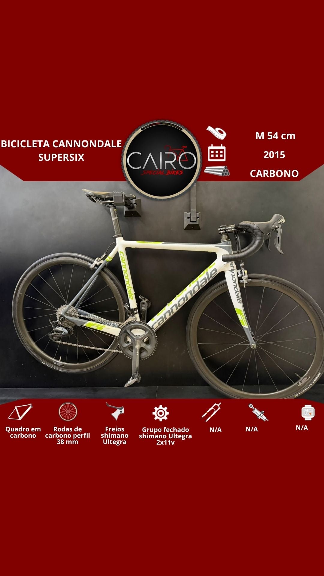 Bicicleta Cannondale SuperSix