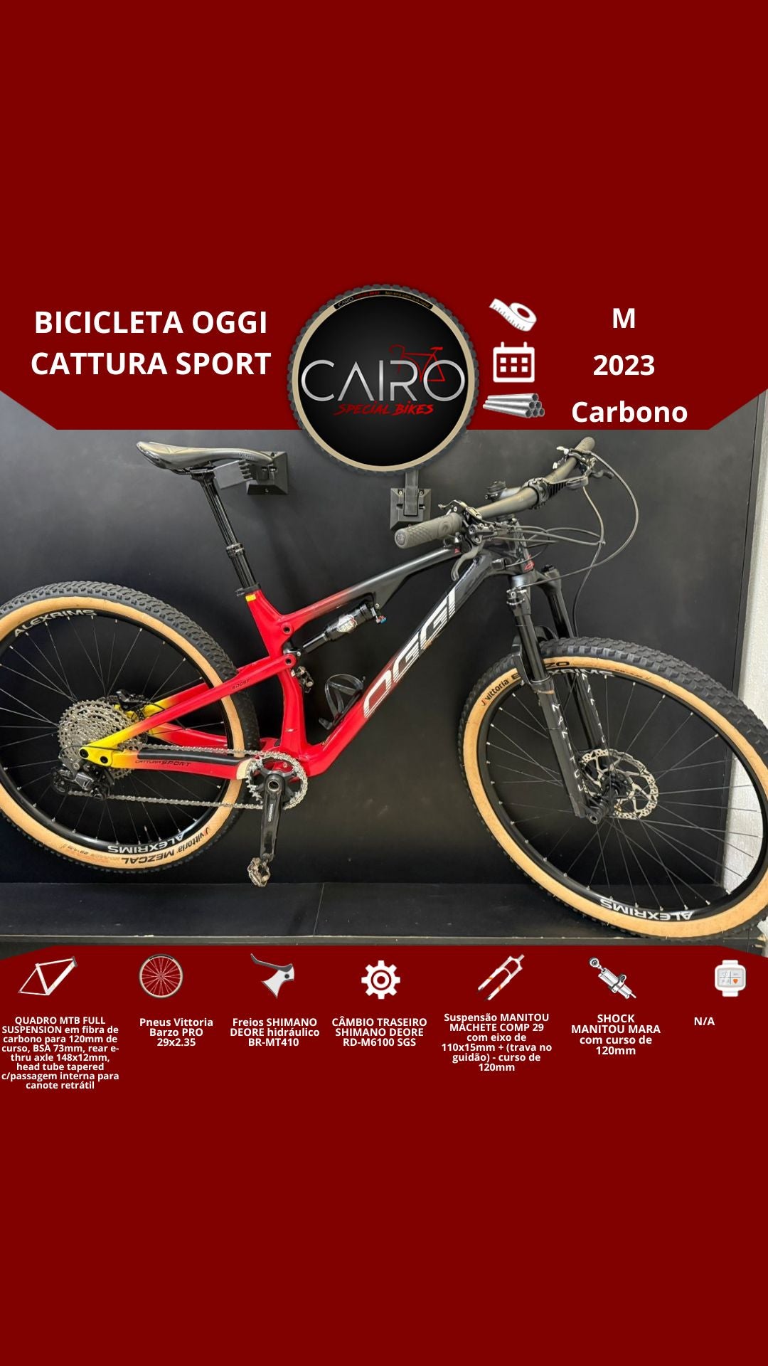 Bicicleta Oggi Cattura Sport