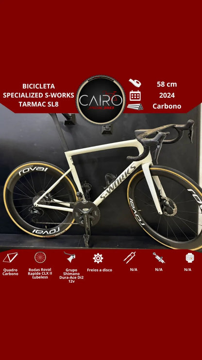 Specialized S-Works Tarmac SL8 Dura-Ace Di2 2024 - Tam 58