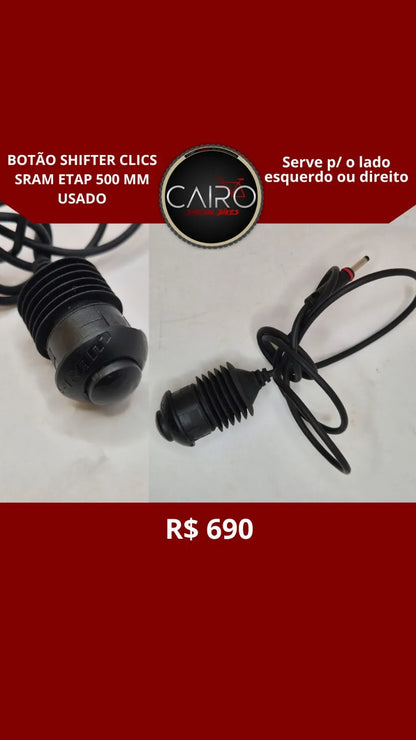 Par de Botões Satélites SRAM eTap Clics - 500mm - Para Extensão TT/Triathlon