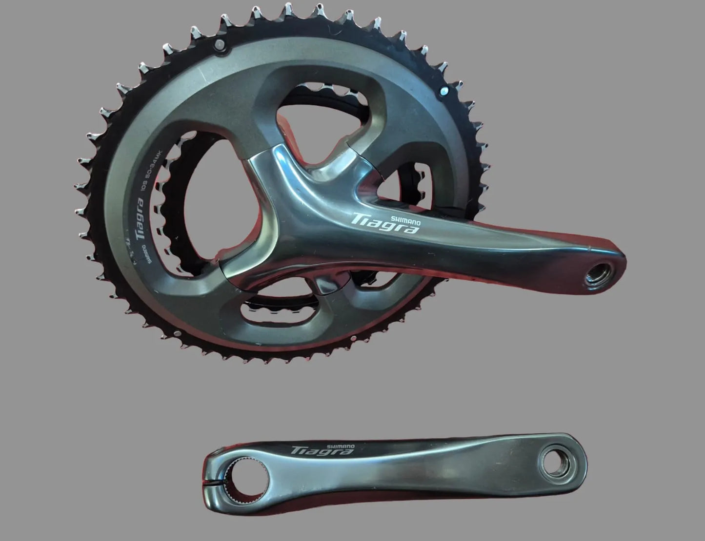 Kit Grupo Shimano Tiagra 4700 Hidráulico Disc 2x10v - STIs + Freios + Pedivela + Cassete