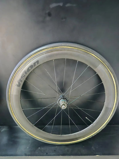 Par de Rodas Vision Carbono 50mm Tubular - Freehub Shimano HG