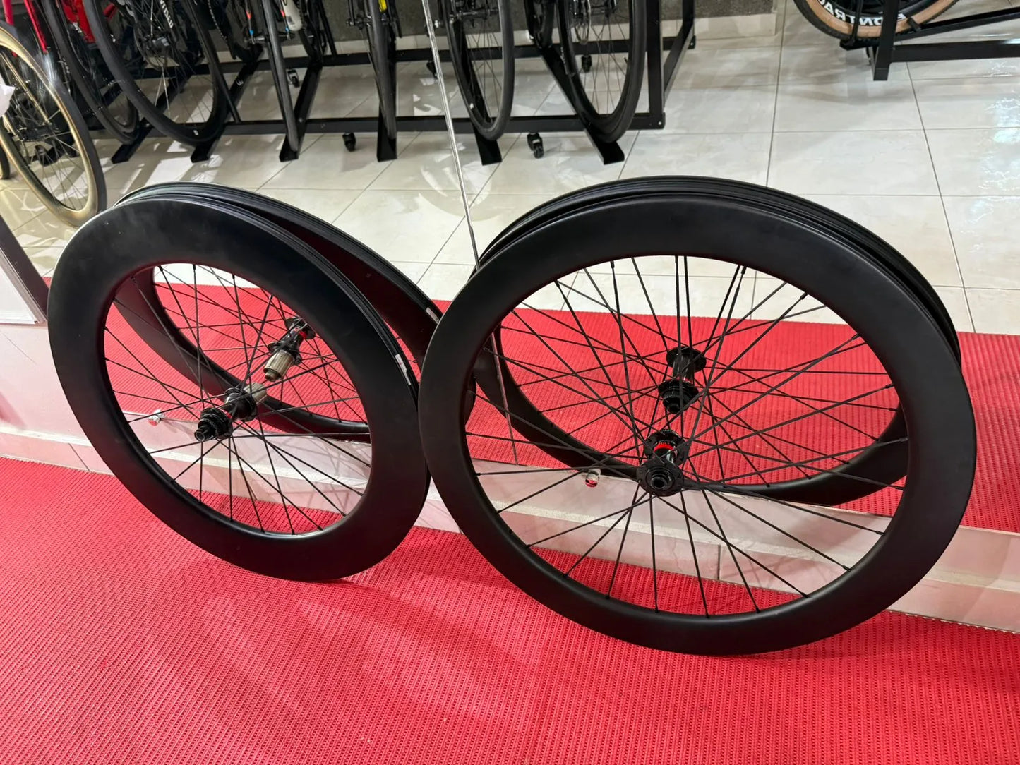 Par de Rodas Yoeleo Carbono SAT C50/C88 DB - Disc Center Lock - Tubeless - Setup 60/88mm