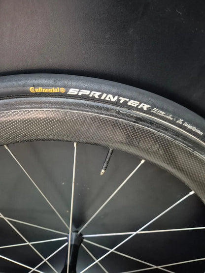 Par de Rodas Zipp 404/808 Carbono Tubular - Freehub Shimano 11v - Setup Aero Misto