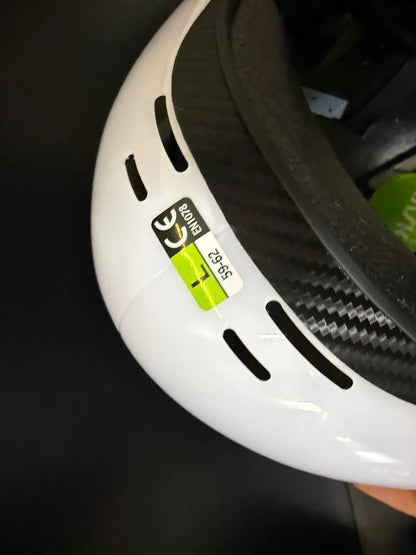 Capacete Kask Bambino Pro TT/Triathlon - Tamanho L (59-62cm) - Viseira Clear