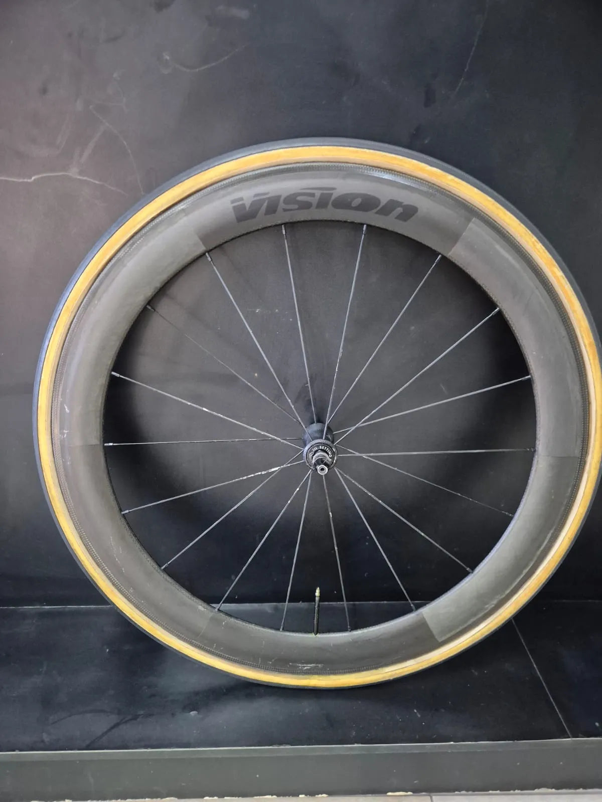Par de Rodas Vision Carbono 50mm Tubular - Freehub Shimano HG