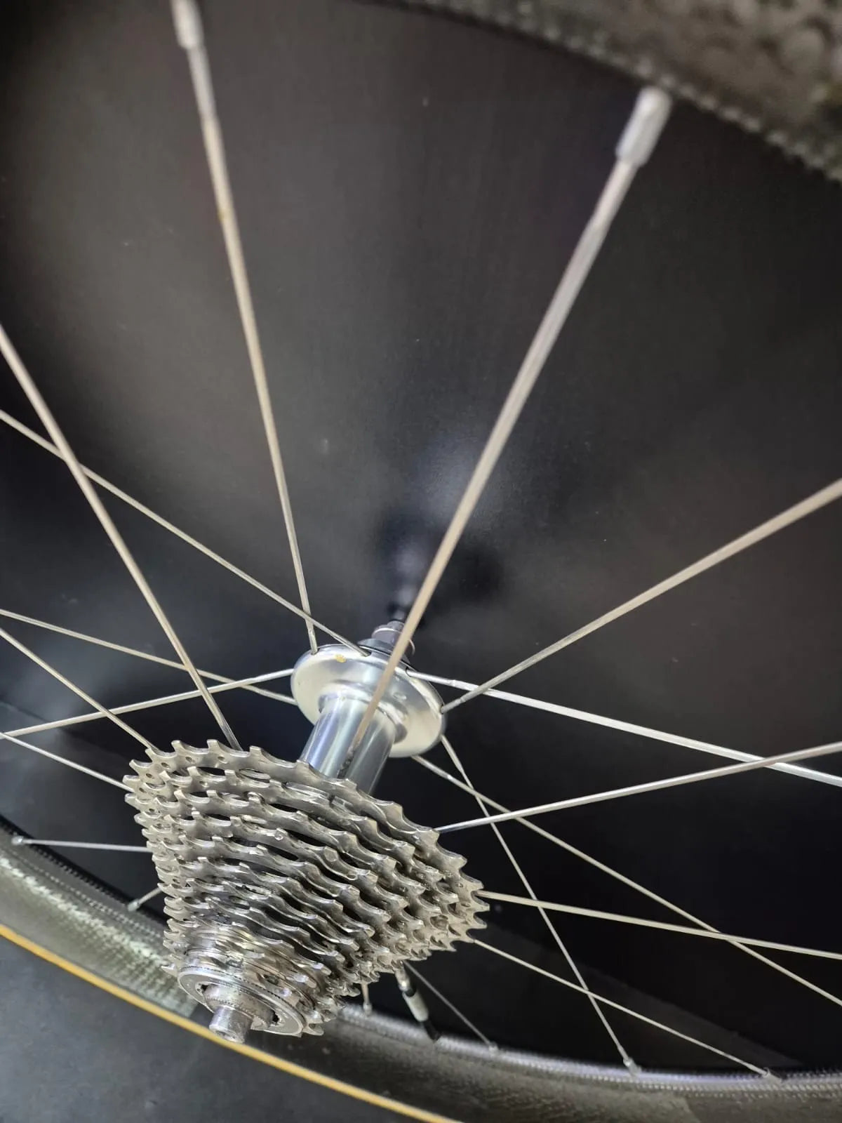 Par de Rodas Zipp 404/808 Carbono Tubular - Freehub Shimano 11v - Setup Aero Misto