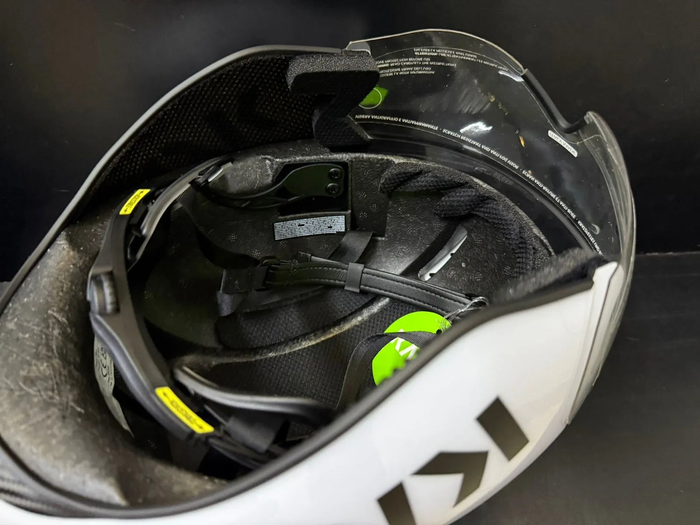 Capacete Kask Bambino Pro TT/Triathlon - Tamanho L (59-62cm) - Viseira Clear