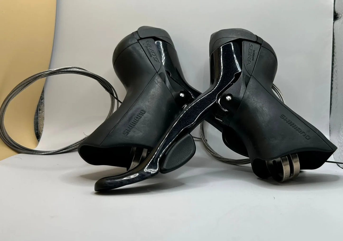 Par de Alavancas STI Shimano Sora ST-3500 2x9v - Speed/Road
