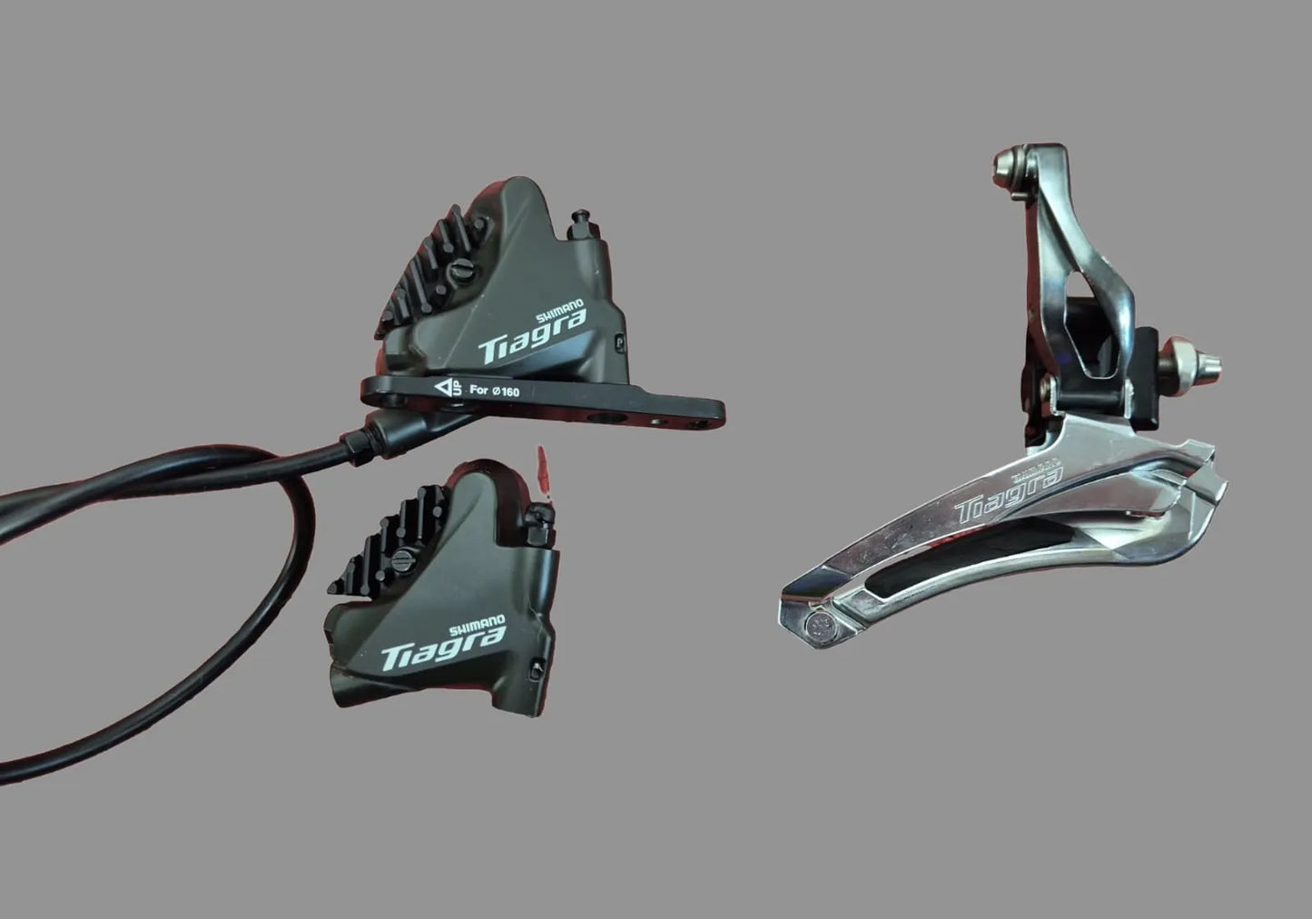 Kit Grupo Shimano Tiagra 4700 Hidráulico Disc 2x10v - STIs + Freios + Pedivela + Cassete