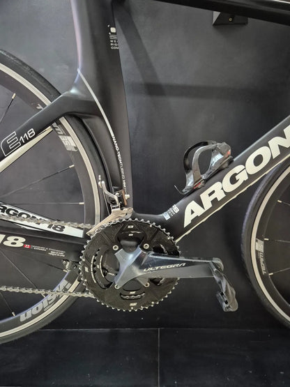 Bicicleta Triathlon Argon 18 E-118 Carbono - Shimano Dura-Ace 11v - Vision Team 35 - 2012