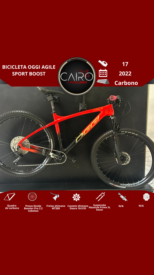 Bicicleta Oggi Agile Sport Boost