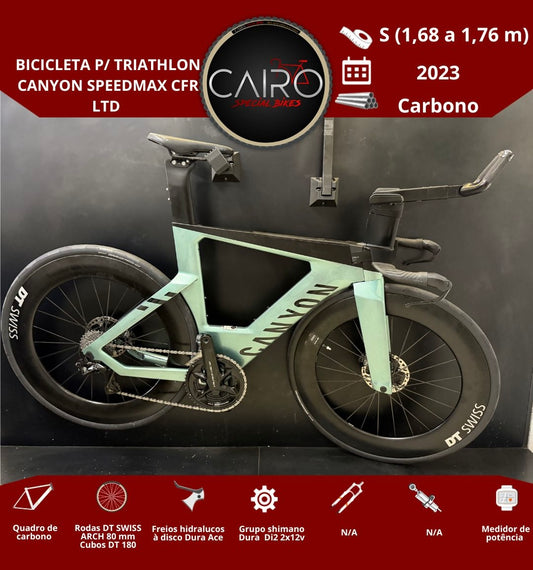 Bicicleta p/ triathlon Canyon Speedmax CFR LTD