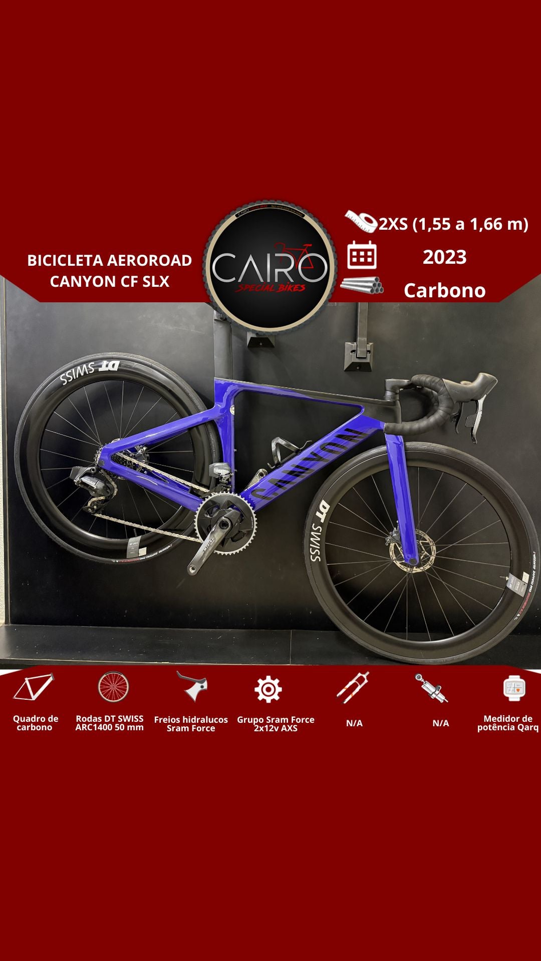 Bicicleta aeroroad Canyon CF SLX