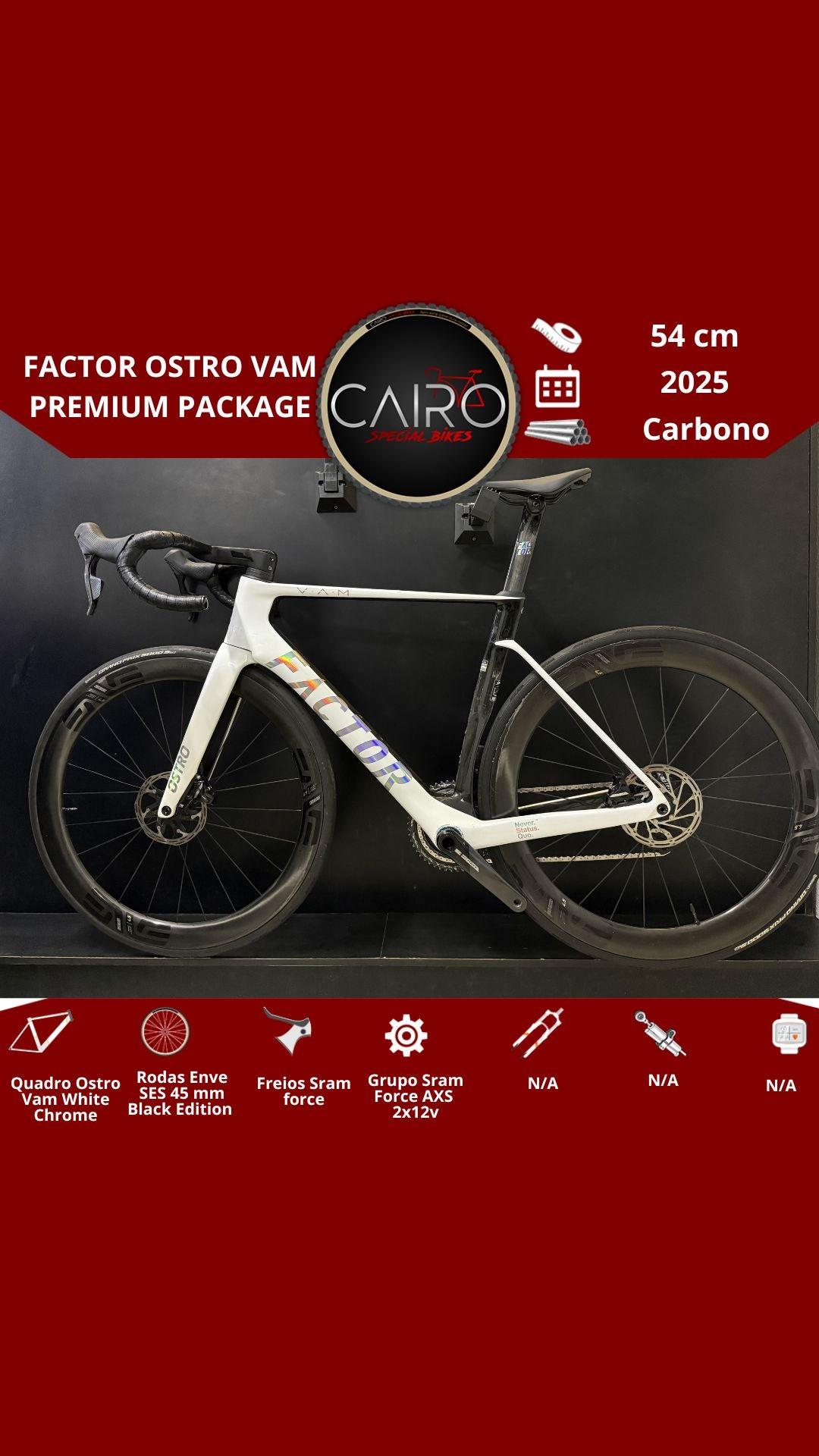 Bicicleta Factor Ostro Vam Premium Package