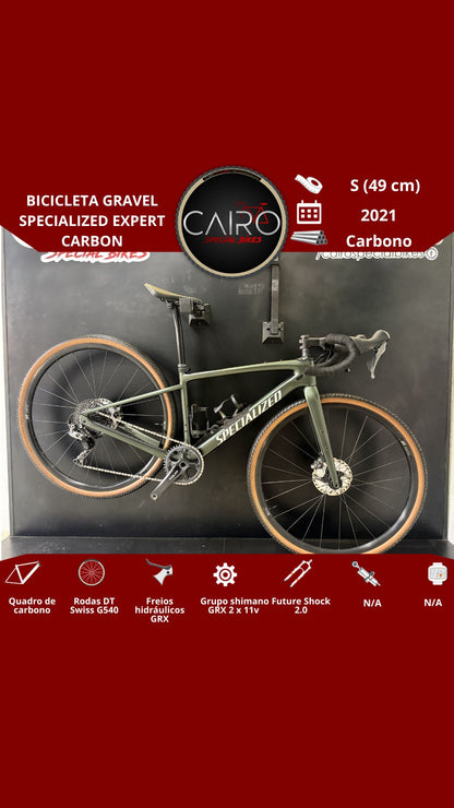 Bicicleta seminova Gravel Specialized Diverge Expert Carbon
